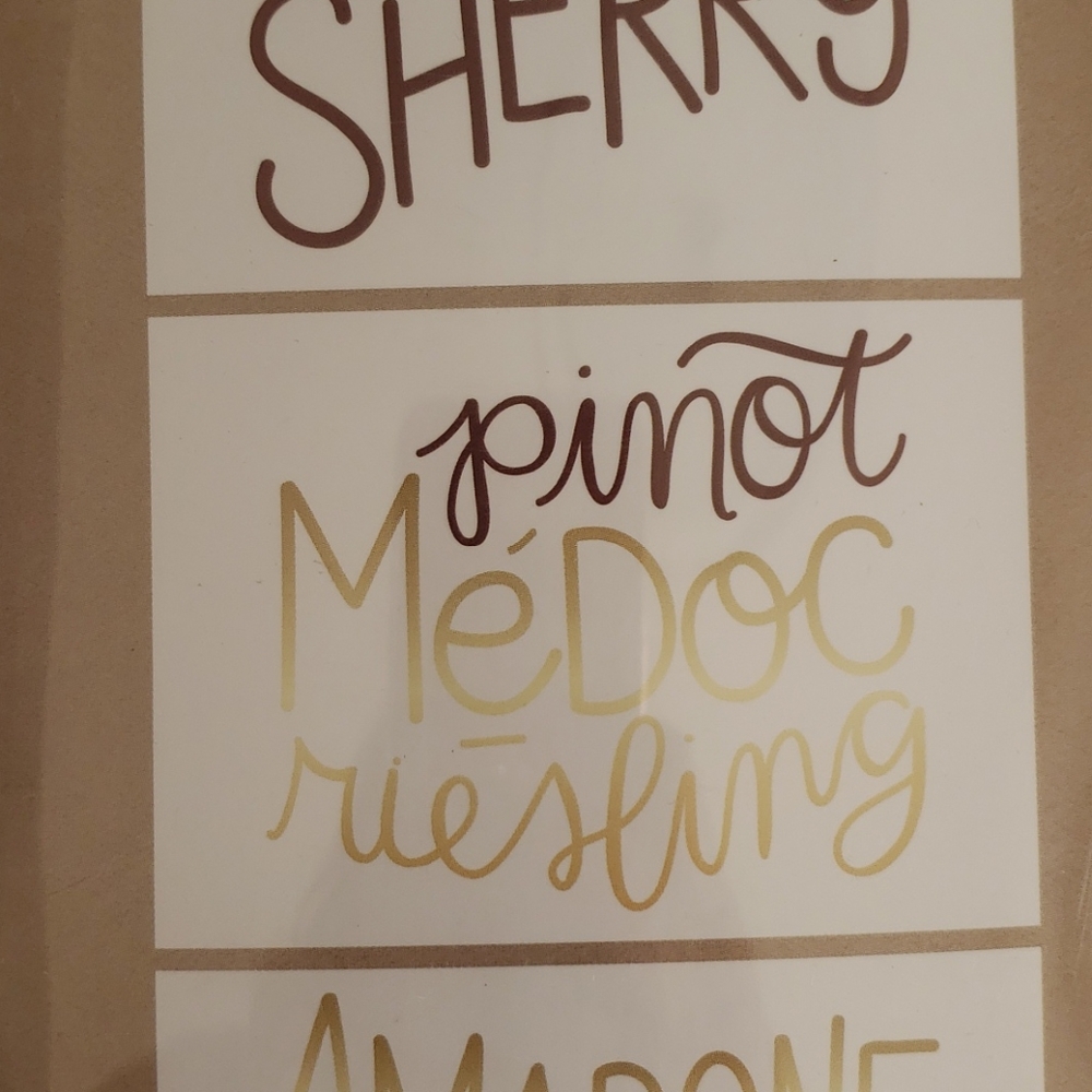 5 WINE Wall Decals: Repositionable/Reusable - Picture 11 of 11